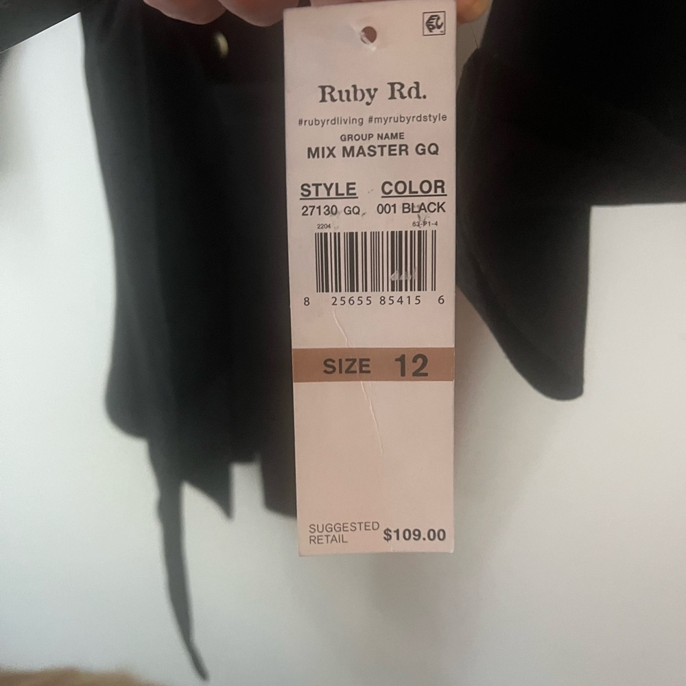 Ruby Rd. Black Button-Up Dress - Picture 4 of 12